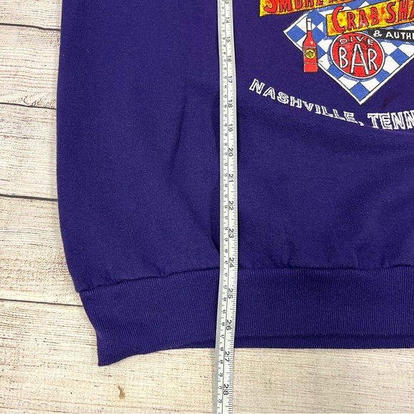 Vintage South Street Eat Smoke House Crab Shack Nashville Tennessee Sweater - Picture 10 of 10